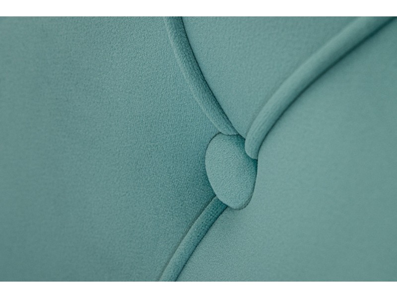 Fauteuil baroque en velours gris style capitonné Chaises de salle à...