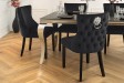 Chaise de salle à manger design baroque coloris gris argenté home |... Chaise de salle à manger design baroque coloris gris argenté home |...