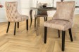 Chaise de salle à manger design baroque coloris gris argenté home |... Chaise de salle à manger design baroque coloris gris argenté home |...