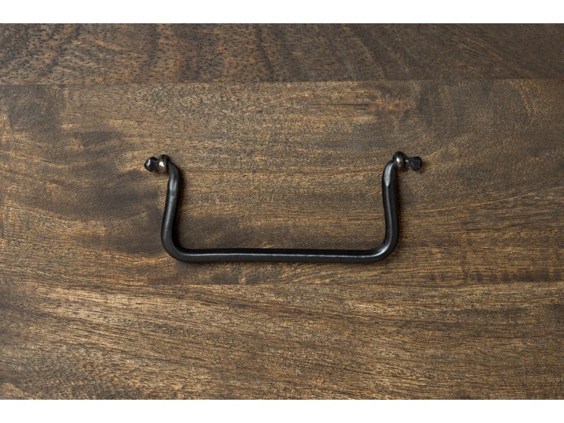 Banc coffre FACTORY LOFT – 115 cm – Bois de manguier taupe marron