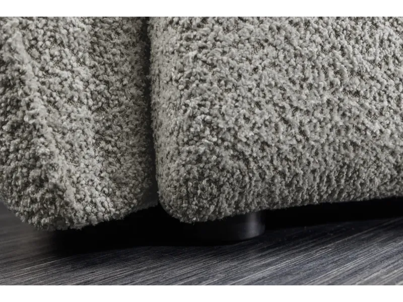 Canapé ROYAL 295 cm XL bouclé gris – Adenia Home