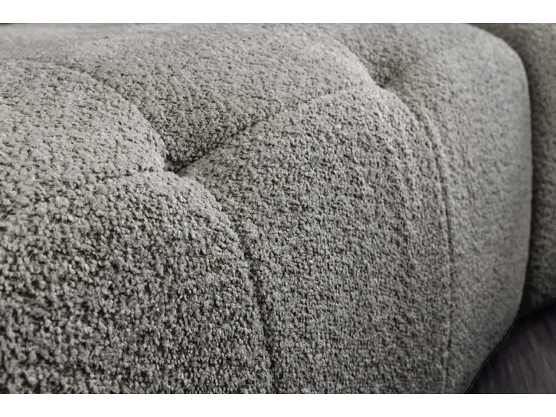 Canapé ROYAL 295 cm XL bouclé gris – Adenia Home