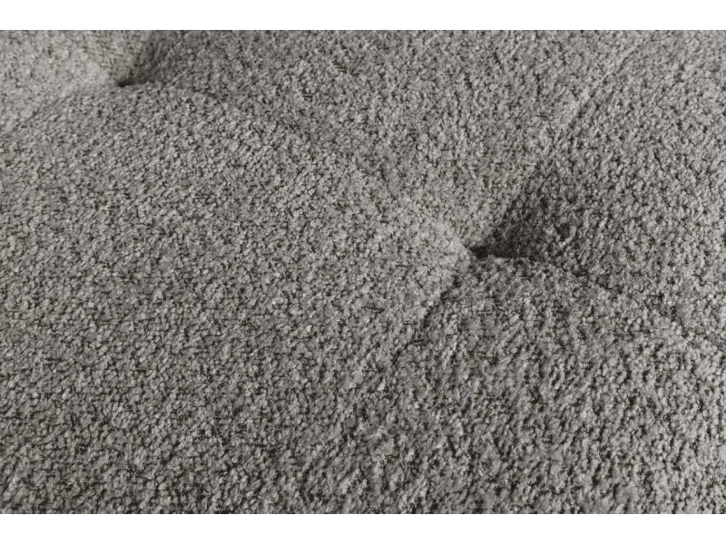 Tabouret ROYAL 120 cm bouclé gris – Adenia Home