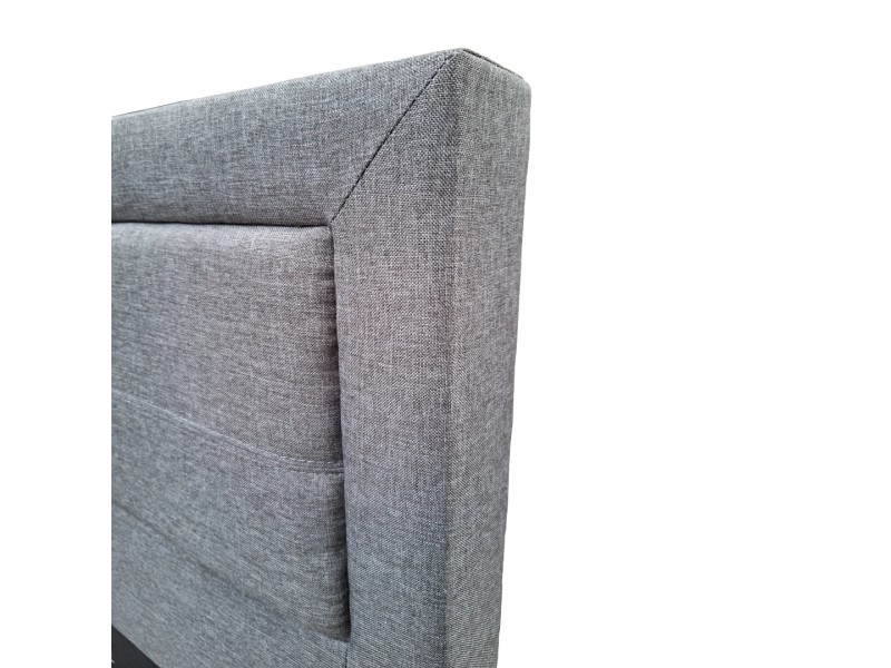 Lit gigogne de 90 x 200 cm en simili cuir coloris noir