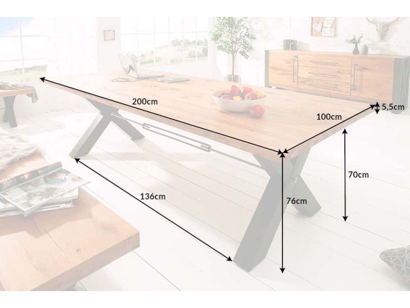 Table en bois massif pas cher | LIVRAISON GRATUITE | adeniahome