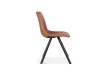 Chaise design rembourré, simili nubuck, coloris brun clair Chaises ...