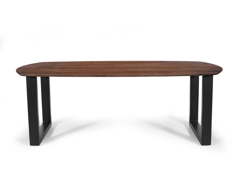 Table Tommy 220x100 cm – Design Ovale Danois & Pieds U Modulables