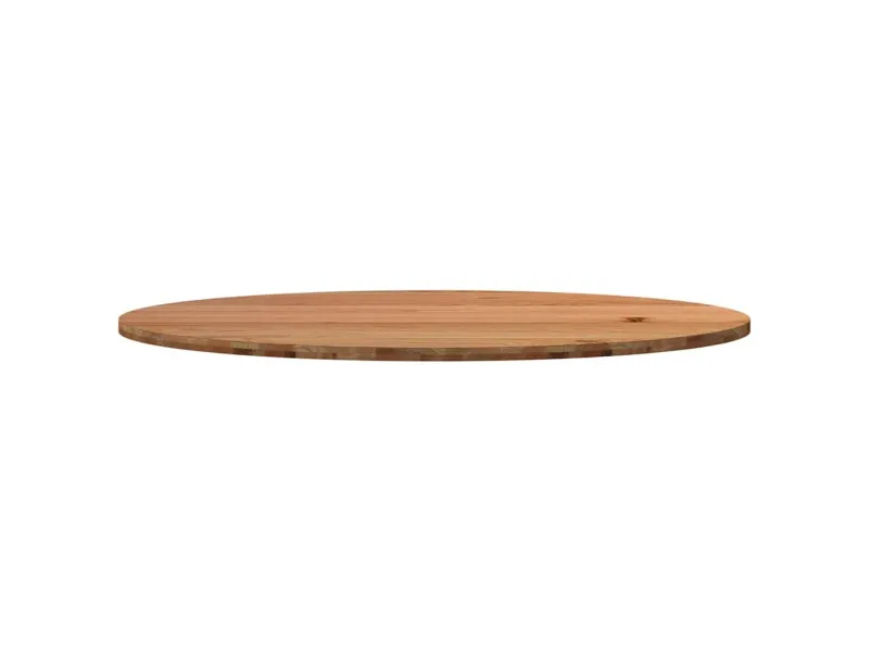 Table à manger GALAXIE ovale 200 cm – Bois chêne massif & métal noir