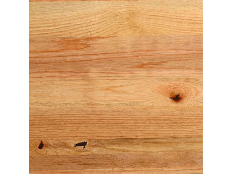 Table à manger GALAXIE ovale 200 cm – Bois chêne massif & métal noir