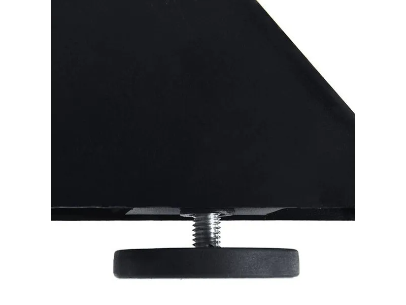 Table à manger GALAXIE ovale 200 cm – Bois chêne massif & métal noir