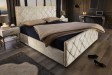 Lit adulte en bois massif |Lit moderne de 140x200 cm en pin massif ...