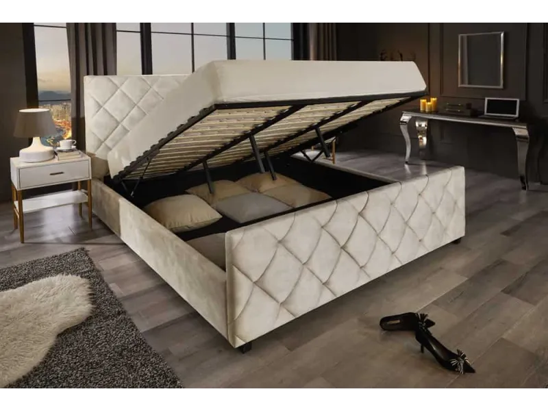 Lit adulte en bois massif |Lit moderne de 140x200 cm en pin massif ...