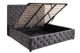 Lit adulte en bois massif |Lit moderne de 140x200 cm en pin massif ... 2