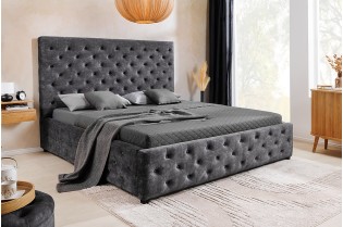 Lit adulte en bois massif |Lit moderne de 140x200 cm en pin massif ...