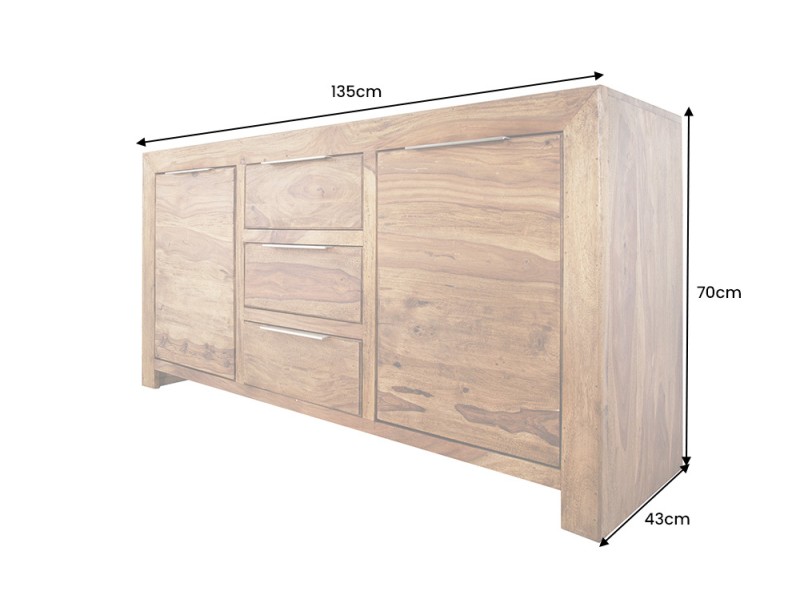 Buffet, Bahut et enfilade pas cher en bois massif  | LIVRAISON GRAT...