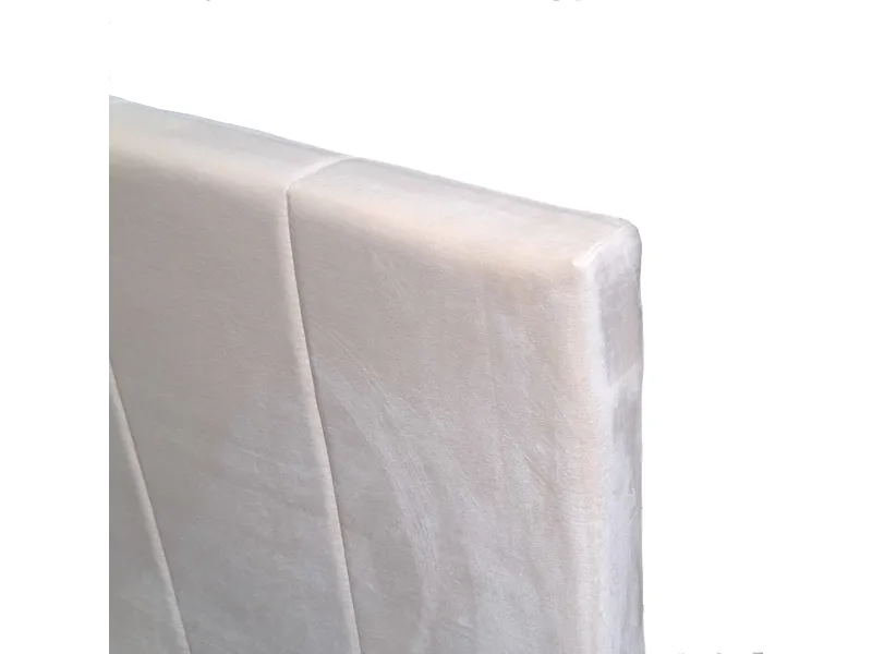 Lit coffre moderne de 90 x 200 cm en tissu coloris gris