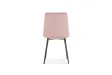 Lot de 4 chaises de Salle à Manger Willis en Velours Rose – Douceur, Style & Confort