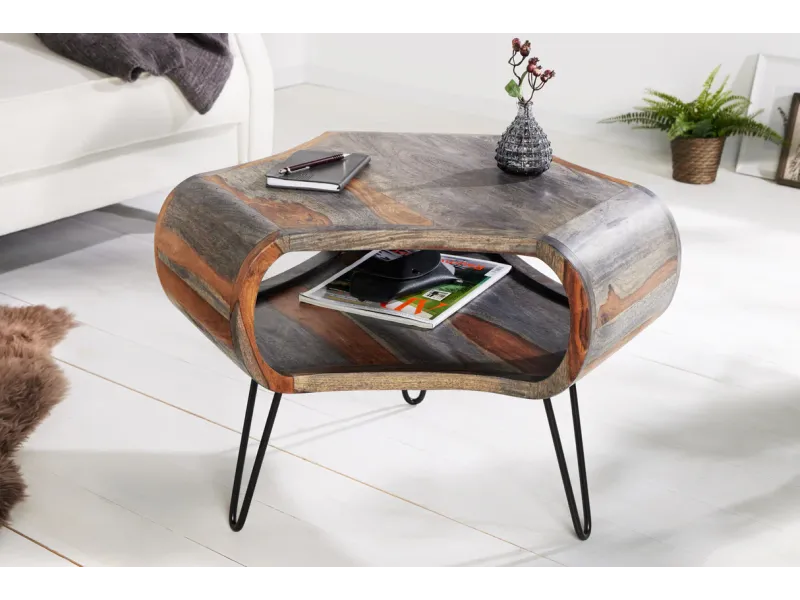 Table Basse en Bois 105cm Mango pas cher