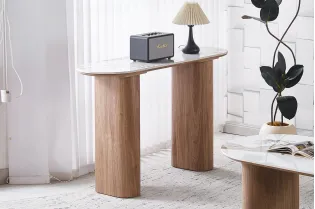 Console « Evora » – Pierre Brillante Pandora Beige