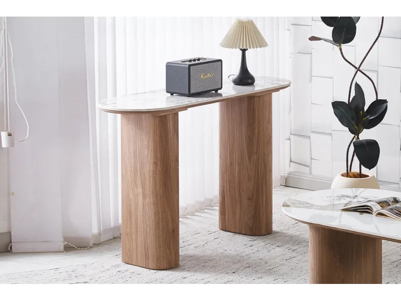Console « Evora » – Pierre Brillante Pandora Beige