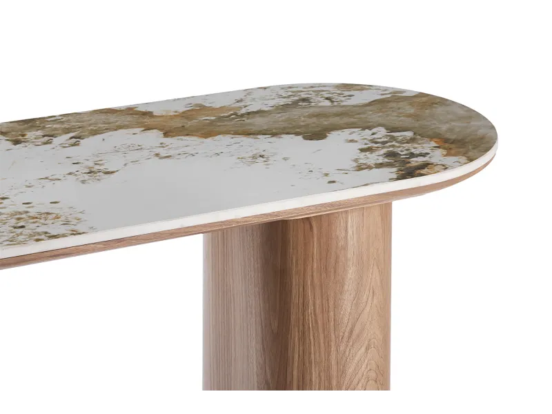 Console « Evora » – Pierre Brillante Pandora Beige