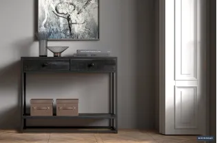 Console « Ace » – Bois de Manguier Noir