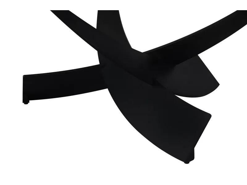 Pas cher Set de 2 tables basses rondes style industriel en bois vieilli