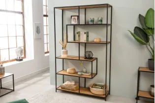 Étagère SLIM LINE – 185 x 115 cm – Aspect chêne sauvage