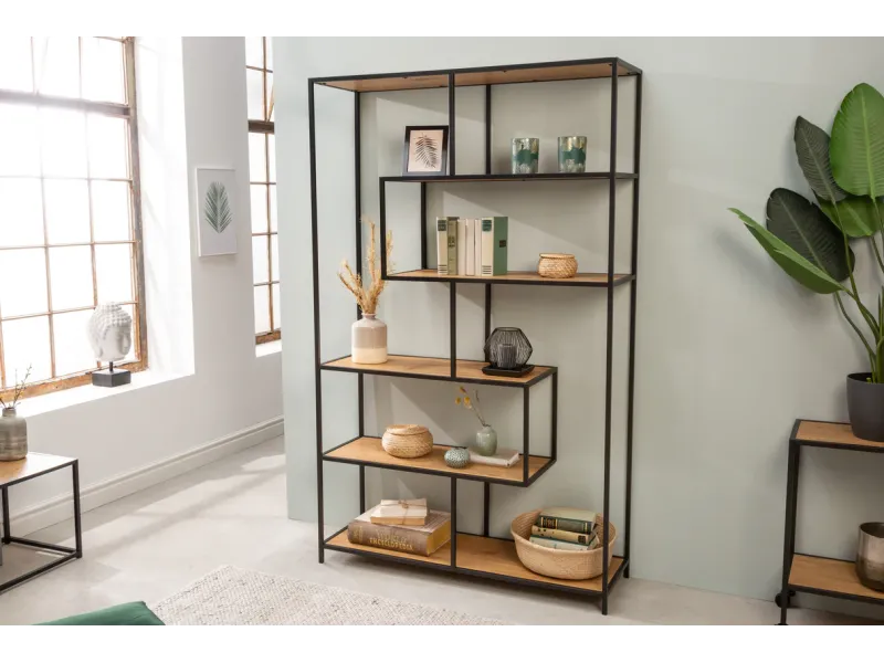 Étagère SLIM LINE – 185 x 115 cm – Aspect chêne sauvage