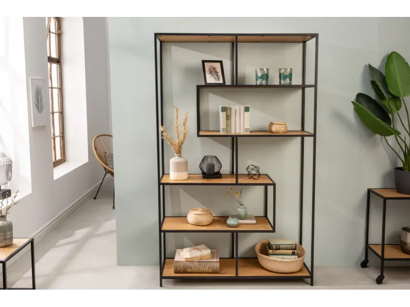 Étagère SLIM LINE – 185 x 115 cm – Aspect chêne sauvage