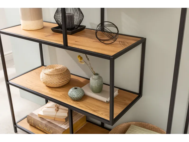 Étagère SLIM LINE – 185 x 115 cm – Aspect chêne sauvage