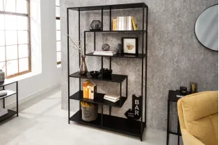 Étagère SLIM LINE – 185 x 115 cm – Aspect bois de frêne noir