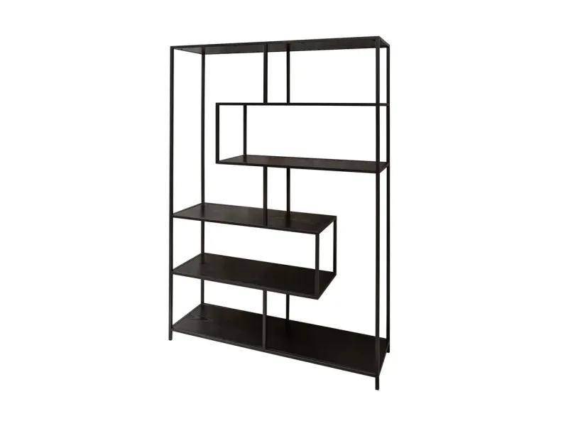 Étagère SLIM LINE – 185 x 115 cm – Aspect bois de frêne noir
