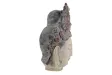 Tête de Bouddha en figurine, 45 cm, multicolore, tête décorative faite main, déesse des fleurs
