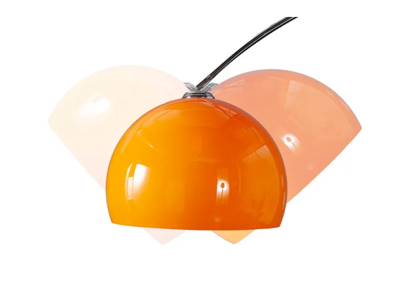 Lampadaire extensible 175-205cm coloris orange Lampadaires |adeniahome...