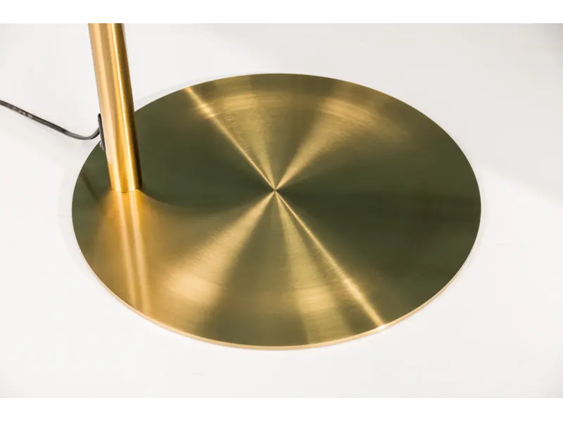 Lampadaire extensible design arqué en lin noir Lampadaires |adeniahome...