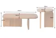 Tables basses gigognes bois d'acacia naturel lot de 2 | l Adénia home