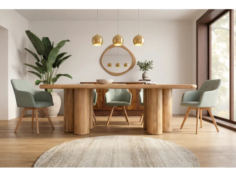 Table de salle à manger 240 cm bois de manguier |  Adénia home