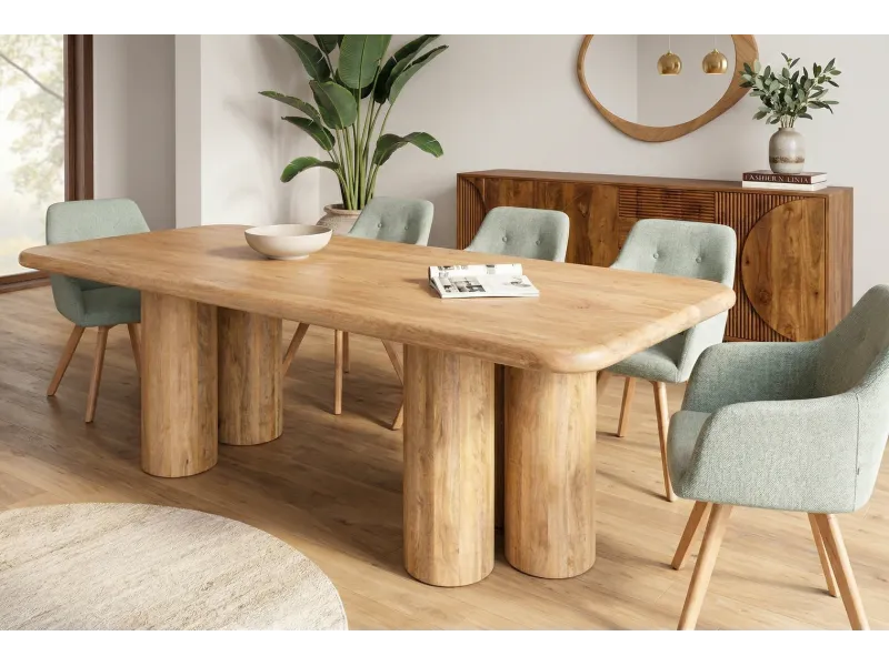 Table de salle à manger 240 cm bois de manguier |  Adénia home