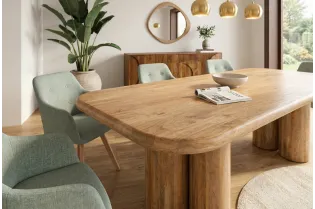 Table de salle à manger 240 cm bois de manguier |  Adénia home 2