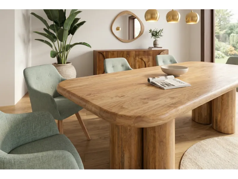 Table de salle à manger 240 cm bois de manguier |  Adénia home