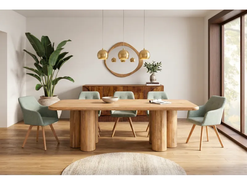 Table de salle à manger 240 cm bois de manguier |  Adénia home