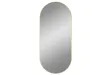 Miroir mural Doré 100x45 cm Ovale
