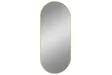 Miroir mural Doré 100x45 cm Ovale