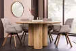 Table ronde 140 cm massif bois de manguier | Table à manger |  Adénia home