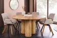 Table ronde 140 cm massif bois de manguier | Table à manger |  Adénia home