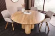 Table ronde 140 cm massif bois de manguier | Table à manger |  Adénia home