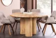 Table ronde 140 cm massif bois de manguier | Table à manger |  Adénia home