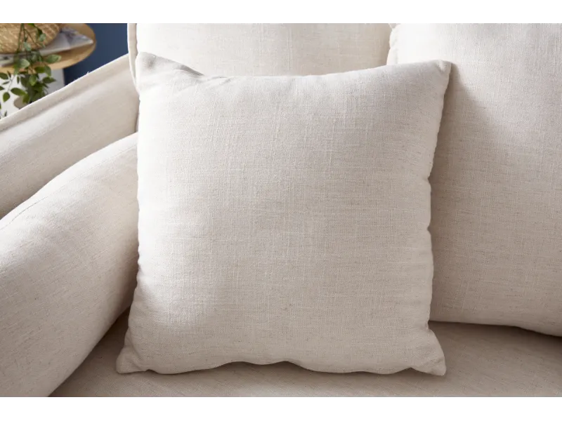 Canapé HEAVEN 3 places lin naturel 210 cm | Adenia Home