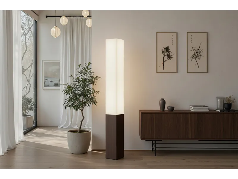 Lampadaire Paris Classic 160 cm brun et blanc — Adeniahome